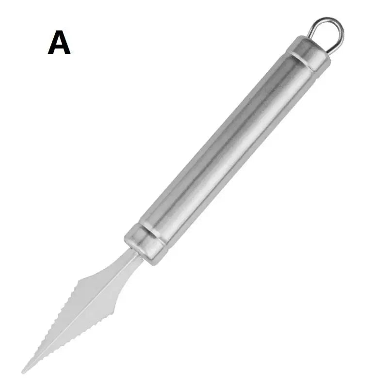 Fruit Carving Spoon Stainless Steel Waviness Baller Shaping DIY Qme A