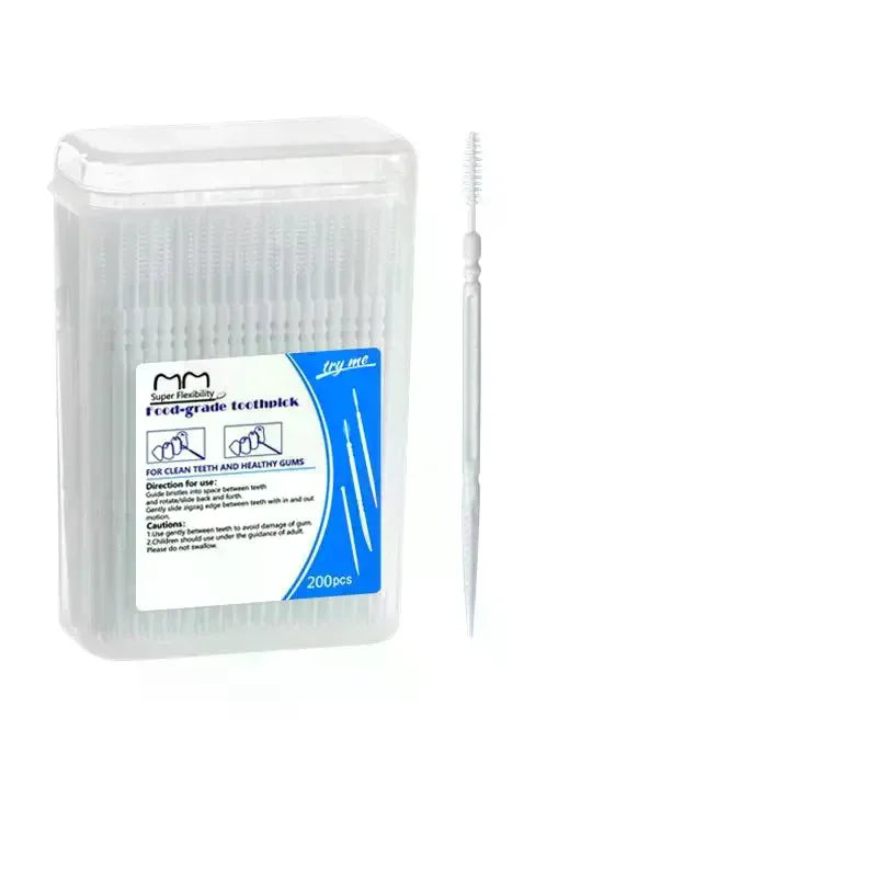 High-end Disposable Toothpick Brush Ultra-fine Portable Family Box Qme