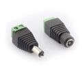 20 Pair DC Male Female Jack Plug Connector 2.1x5.5 mm Power Supply Adapter BNC for CCTV Camera LED Strip Lamp Lighting Lights Qme 20 Pair