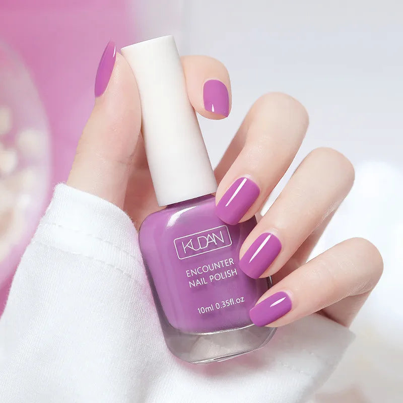 Water-based Nail Polish Long Lasting Tearable Quick Dry No Bake