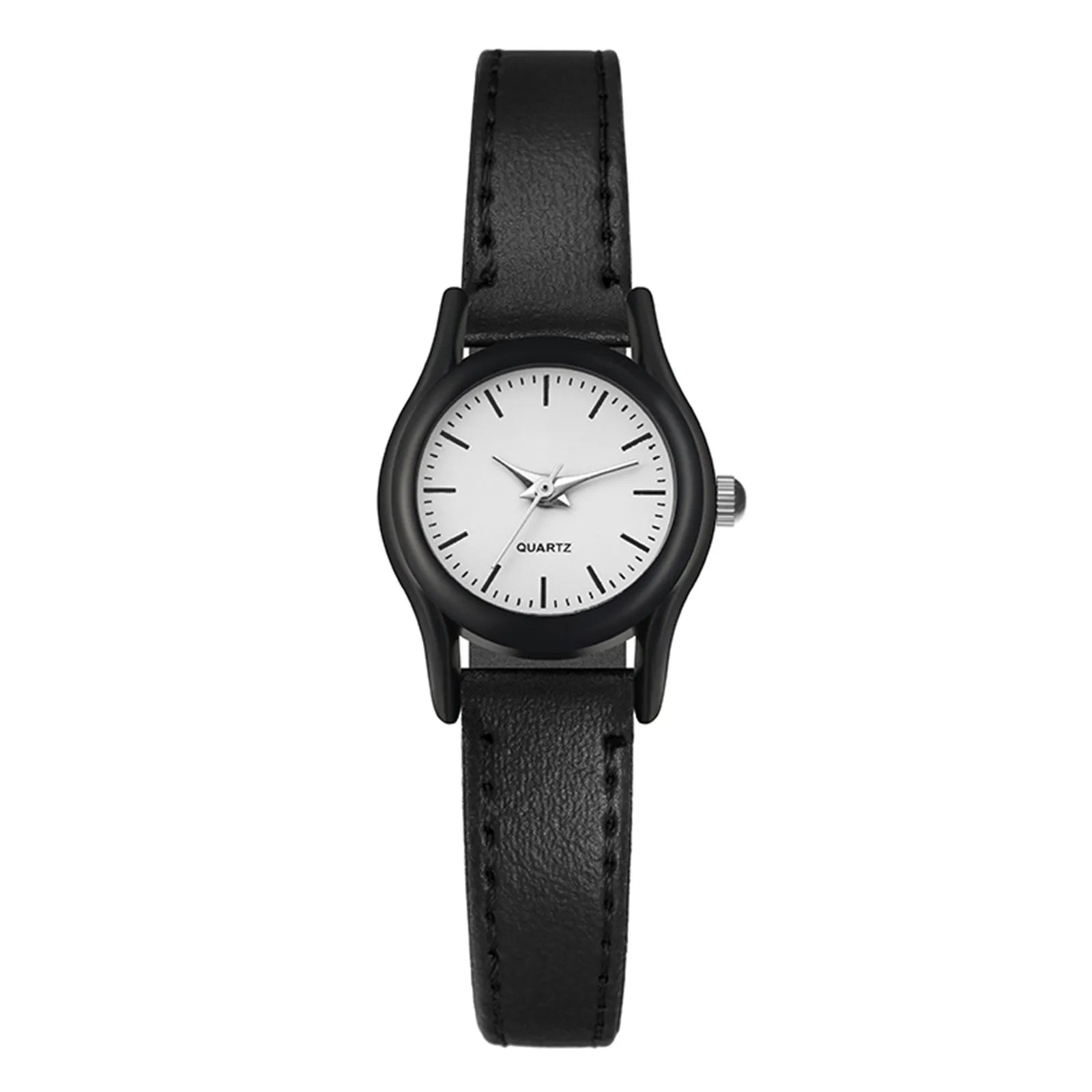 New Couples Watches Leather Strap Minimalist Fashion Quartz Wristwatches Multiple Colors Clothing Accessory Casual Simple Watch Qme B