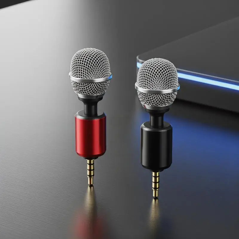 Mini Bendable Metal Recording Microphone Portable Plug Play Mic Qme