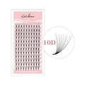 NATUHANA 10D 12D 14D 16D 20D Premade Volume Fans Long Root False Qme Lash Extension - 10D D 0.05mm|13mm