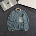 Couple Outdoor Matching Sports Casual Warm Half-zip Pullover Fleece Qme gray green XL