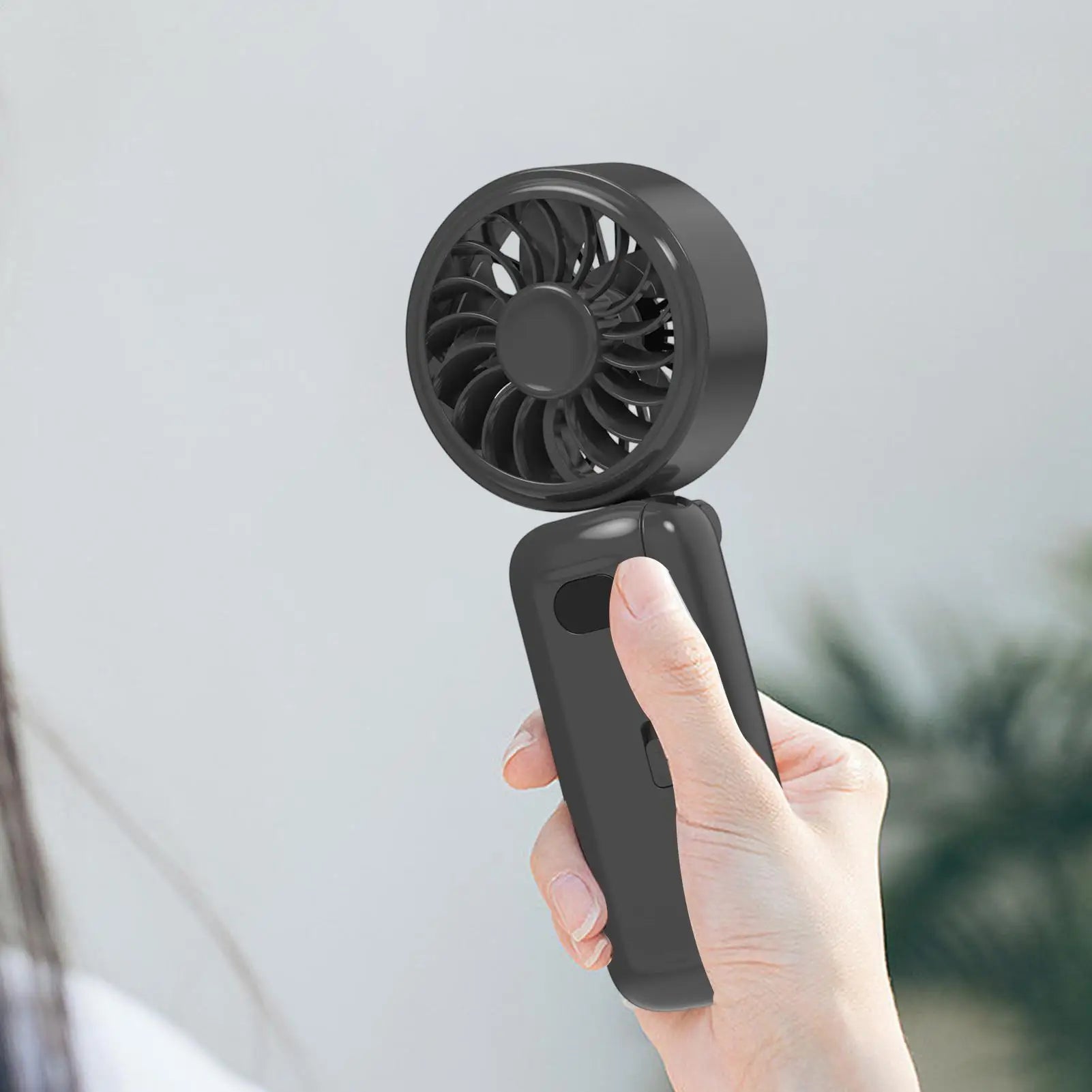 Clip On Fan Rechargeable Handheld Personal Mini Personal Fan Portable Cooling For Home Bedroom Office Desk Table Stroller Travel Qme