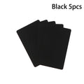 5 NFC215 Black White Cards Rewritable NFC NT-AG215 PVC Blank Easy Qme 5Pcs Black