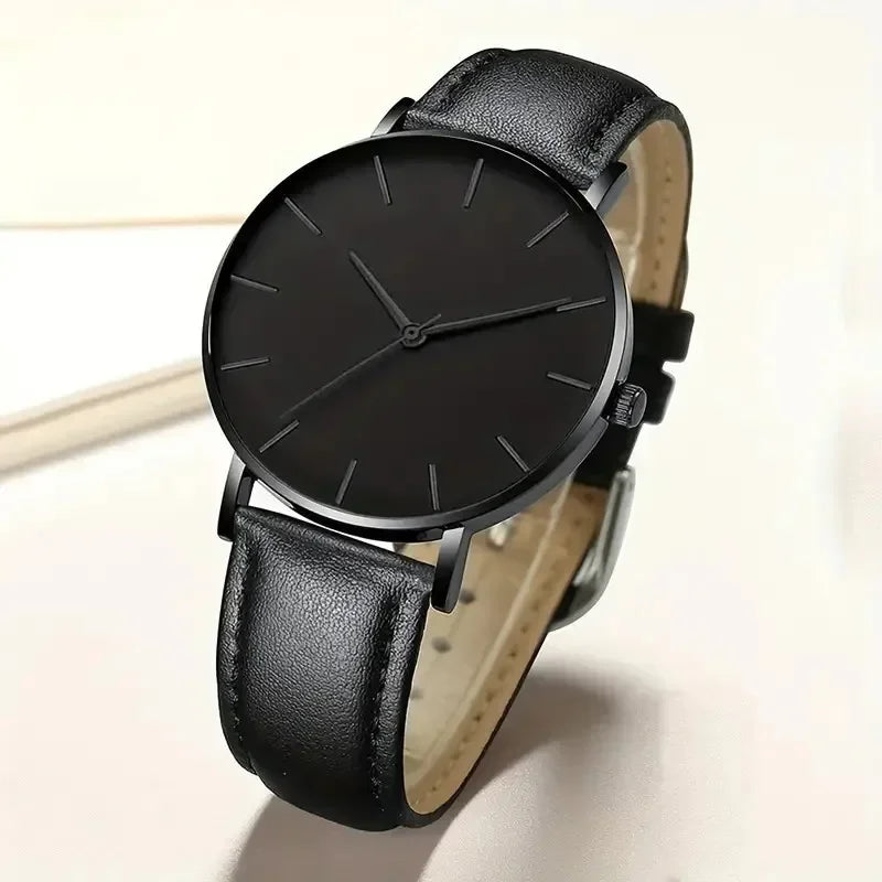 3 pçs conjunto de moda dos homens relógios esportivos homem negócios quartzo relógio de pulso luxo pulseira do masculino Qme