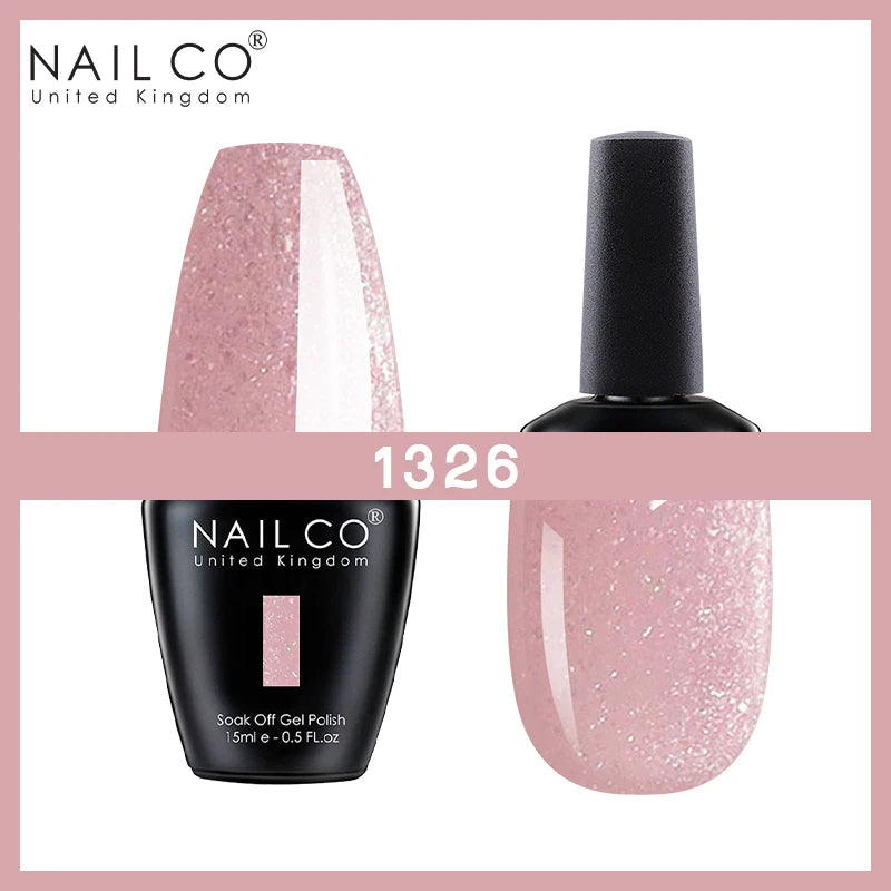 NAILCO Nude Nails Gel Nail Polish UV LED Semi-permant Varnish Hybrid