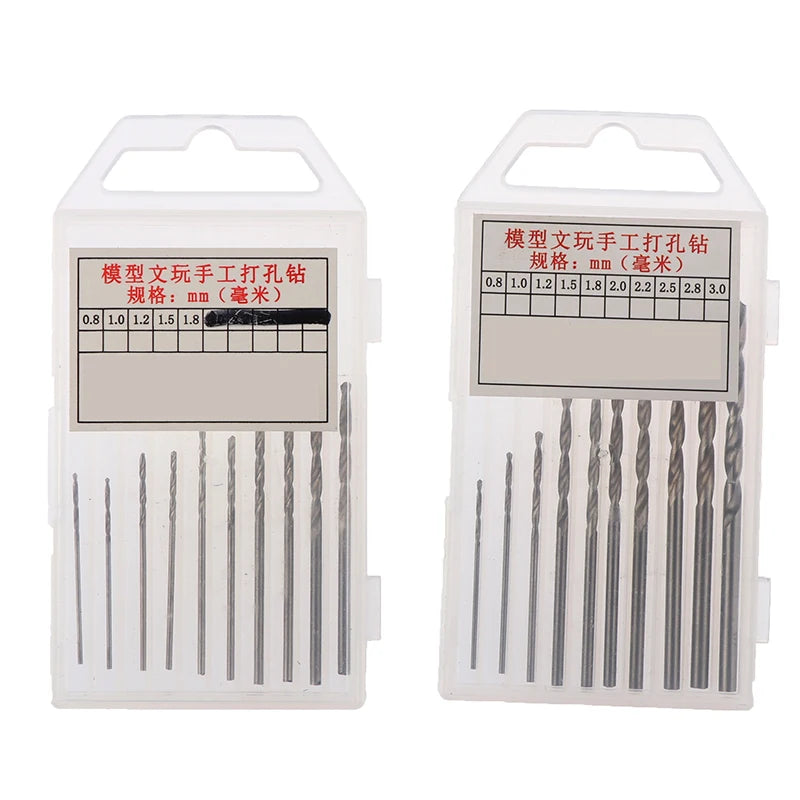 Box HSS Mini Drill Bit Straight Shank PCB Twist Bits Drilling Qme