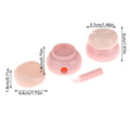 Empty Jar Pots Makeup Skincare Container Face Cream Box Lip Balm Qme onesize