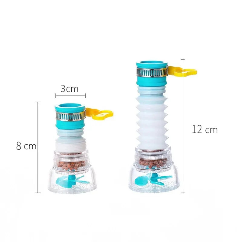 Kitchen Anti-Splashing Faucet Can Rotate Extend The Filter Home Universal Water Faucet Multifunction Wash Basin Shower Faucet Qme