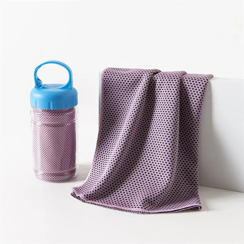 1Pcs Breathable Cooling Towel Ultra Soft Lightweight Microfiber Towels Quick Drying Sunstroke Prevention Yoga Swimming Gym Towel Qme A5