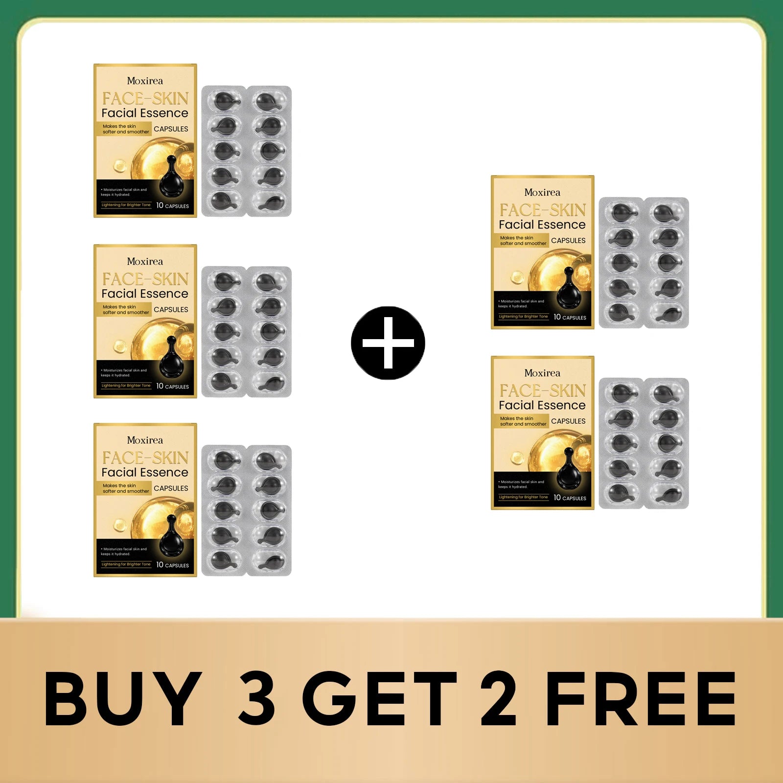 Retinol Capsule Essence Facial Deep Moisturizing Brightening Lift Reduce Pores Smooth Delicate Skin Restore Luster Care Skincare Qme Buy 3 get 2 free