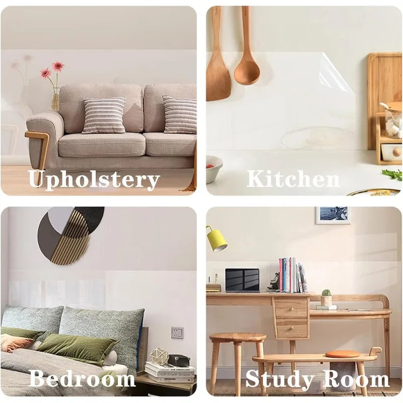 Transparent Wallpaper Electrostatic Adsorption Protective Film Qme