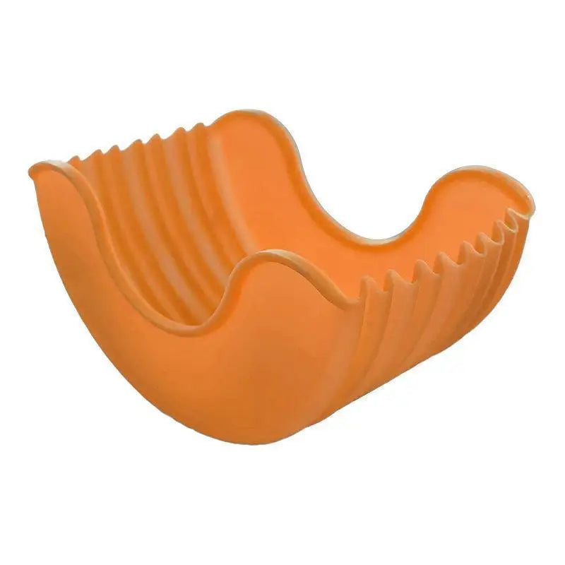 Reusable Burger Rack Useful Gadgets Silicone Frame Tool Holder Shelf Qme B