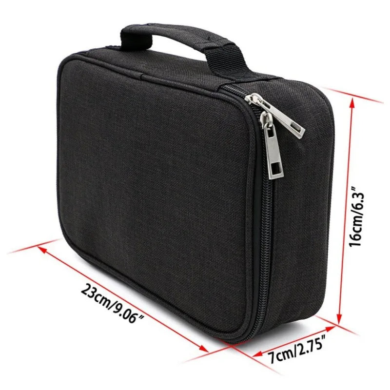 Large Capacity Pencil Case for Students - Sketch Art Supplies Organizer Multi-Pocket Heavy Duty Stationery Bag & Pen Holder Qme