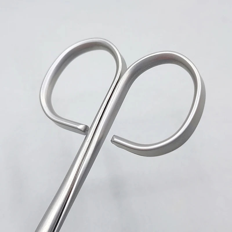 Eye Scissors Twisted Handle Straight-curved-point Double-fold Rapid Qme