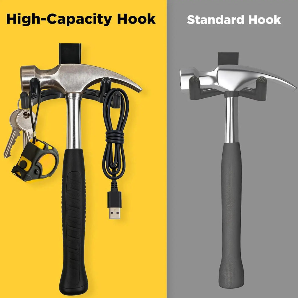 Shed Hooks Double-Headed U Shape Space Saving Organizer 6-Piece Garage Shed Tool Organization For Ladder Hose Broom Rake Mop Qme