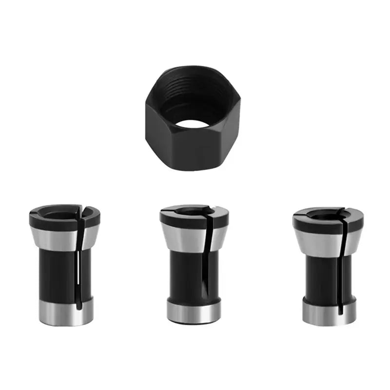 A02F-8Pcs 6Mm 8Mm 6.35Mm Electric Router Milling Cutter Collet Chuck M15 Screw Nut For Trimming Engraving Machines Qme