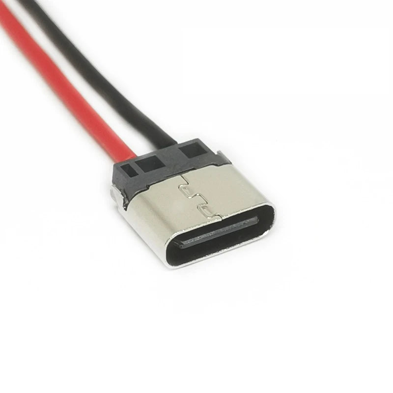 USB Type-c 2P Welding Wire Female Connector Cable Mobile Phone Qme