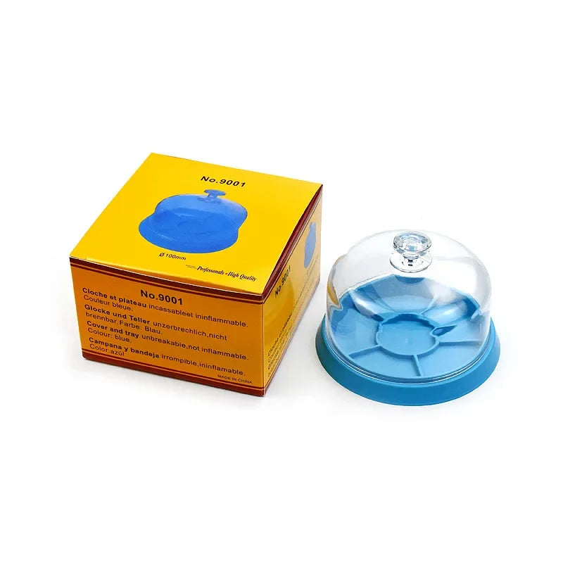 6 Slots Watch Dust Sheet Cover with Tray Watch Movement Repair Tool Jewelry tools Spare Protector Watchmaker Repair Tool Qme