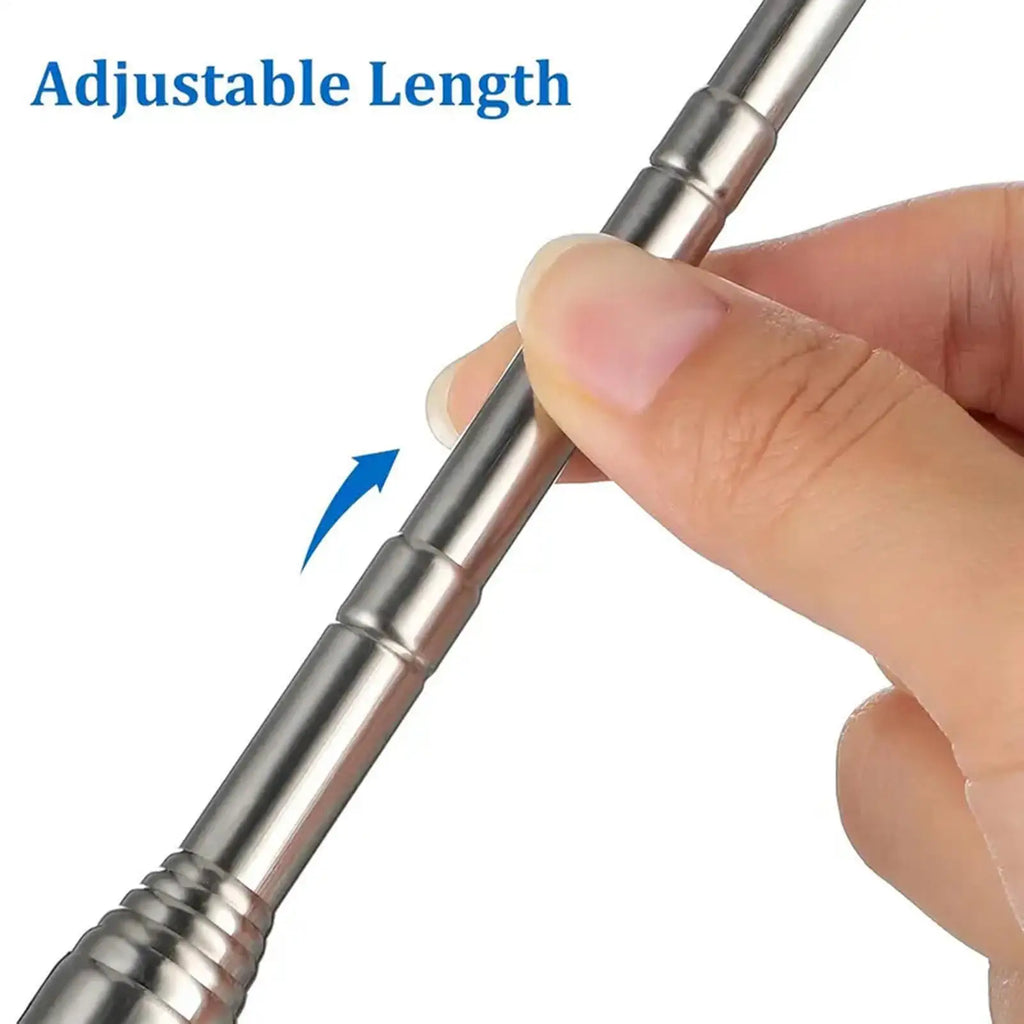 Motorcycle Flag Mount 1 3-Meter Telescopic Adjustable Stainless Steel Qme