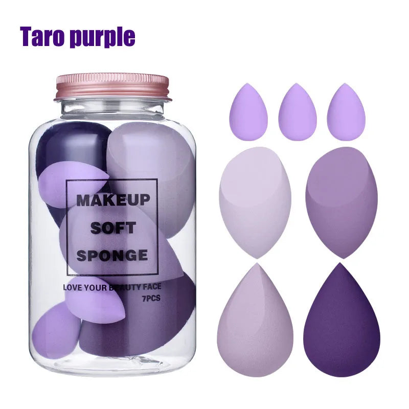 Makeup Sponge Face Beauty Cosmetic Powder Puff Foundation Cream Qme Purple China Mainland