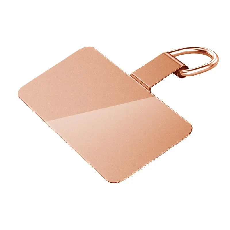 4pcs Stainless Steel Ultrathin Cellphone Lanyard Connectic Clip Hanging Strap Mobile Phone Safe Connect Piece Phone Accessories Qme 1pc style D