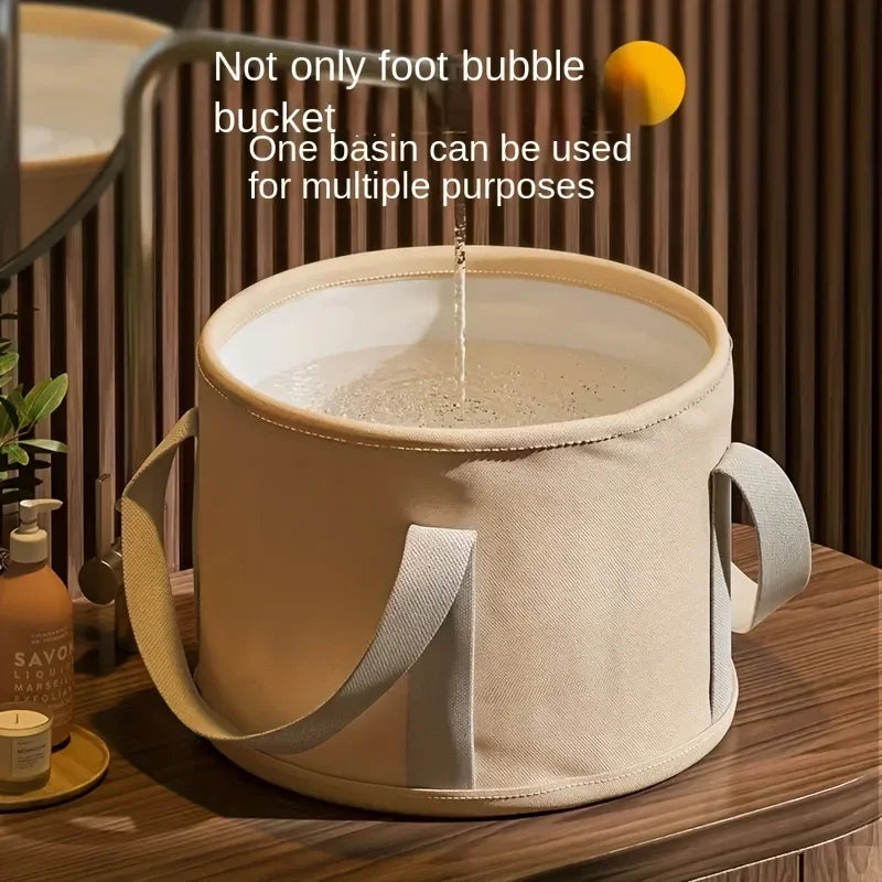 Foldable Portable Folding Foot Soak Bath Tub with Heat Preservation - Multifunctional Deep Basin, Foot Spa Bucket massagem Qme