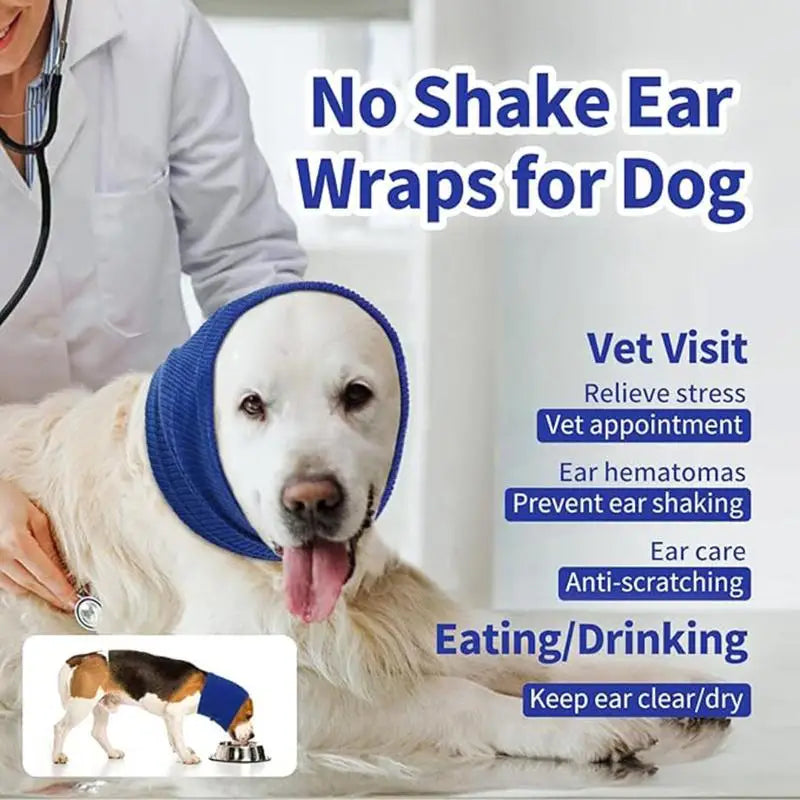 Soundproof Pet Bath Quiet Dry Headsleeve Dog Suppliesdog Grooming Qme