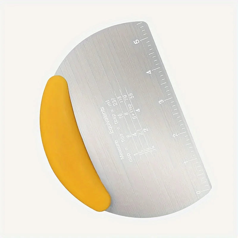 Cutting machine, pastry spatula, milk candy slicer, cake baking spatula, kitchen baking tools, food-grade contactor Qme Yellow
