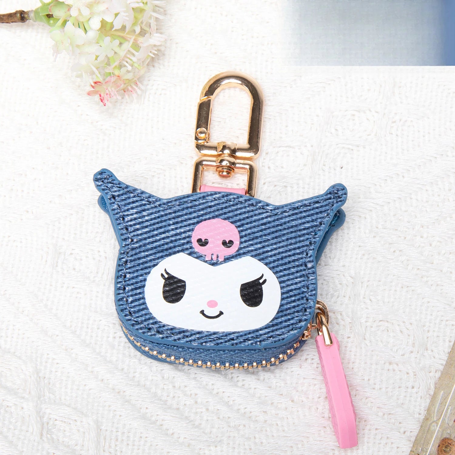 Cute Colorful Clowmi Keychain Charms Mini Cartoon-Style Stylish Bag Charms Coin Purse Qme 4