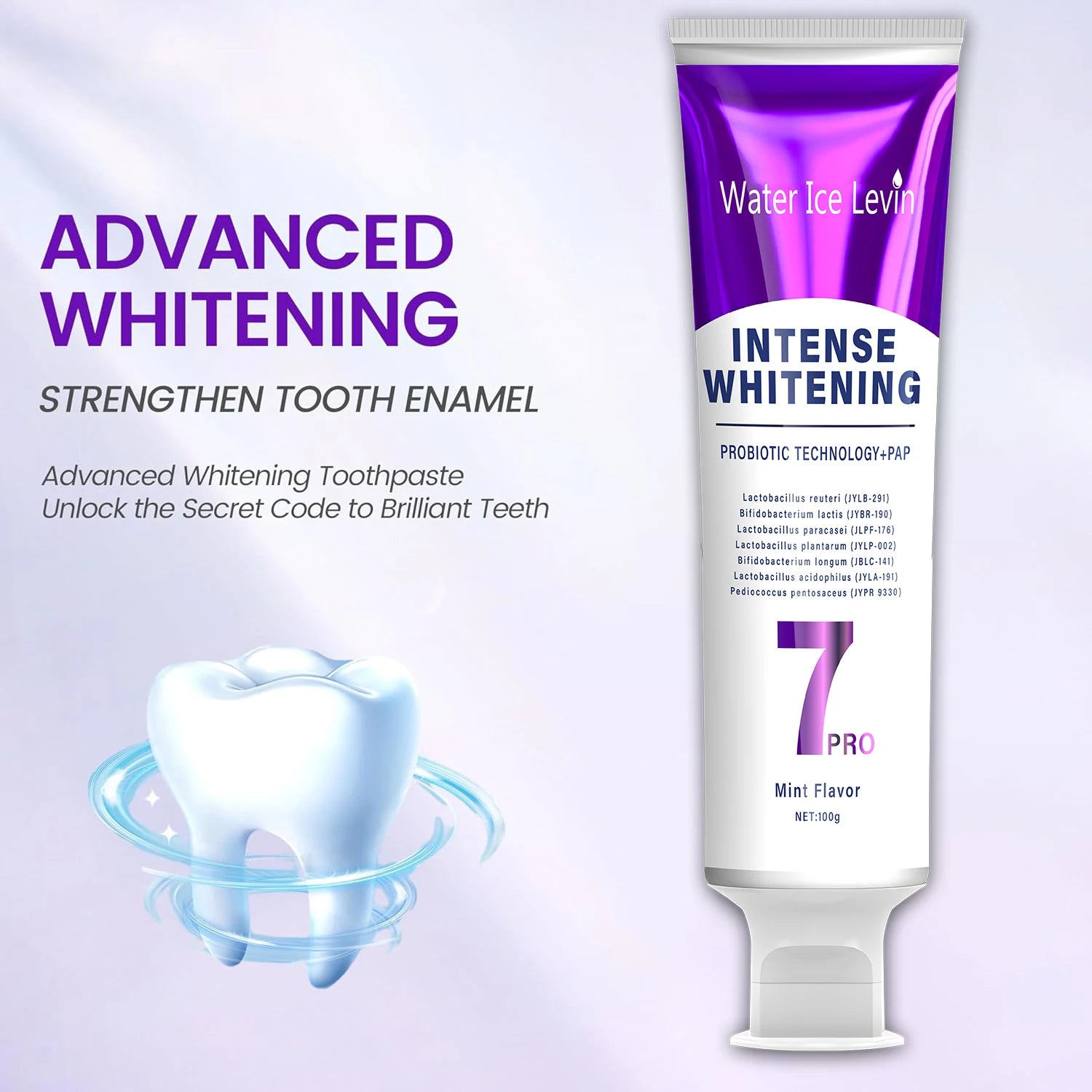 Probiotic Whitening Toothpaste - Helps Maintain Healthy Gums, Keeps Breath Fresh, Oral Care Set - Suitable for the Whole Family Qme