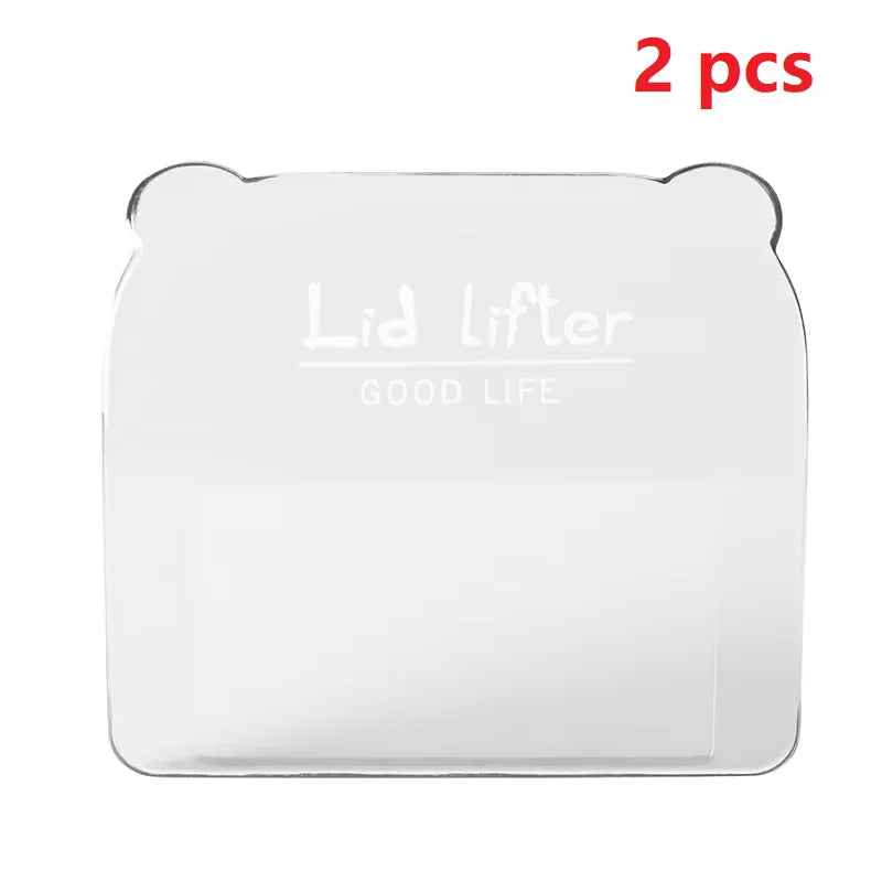 RandomStyle Toilet Lid Lifting Device Light and Small PS Material to Lift the Toilet Lid Bathroom Supplies Qme 2PCS TRandom