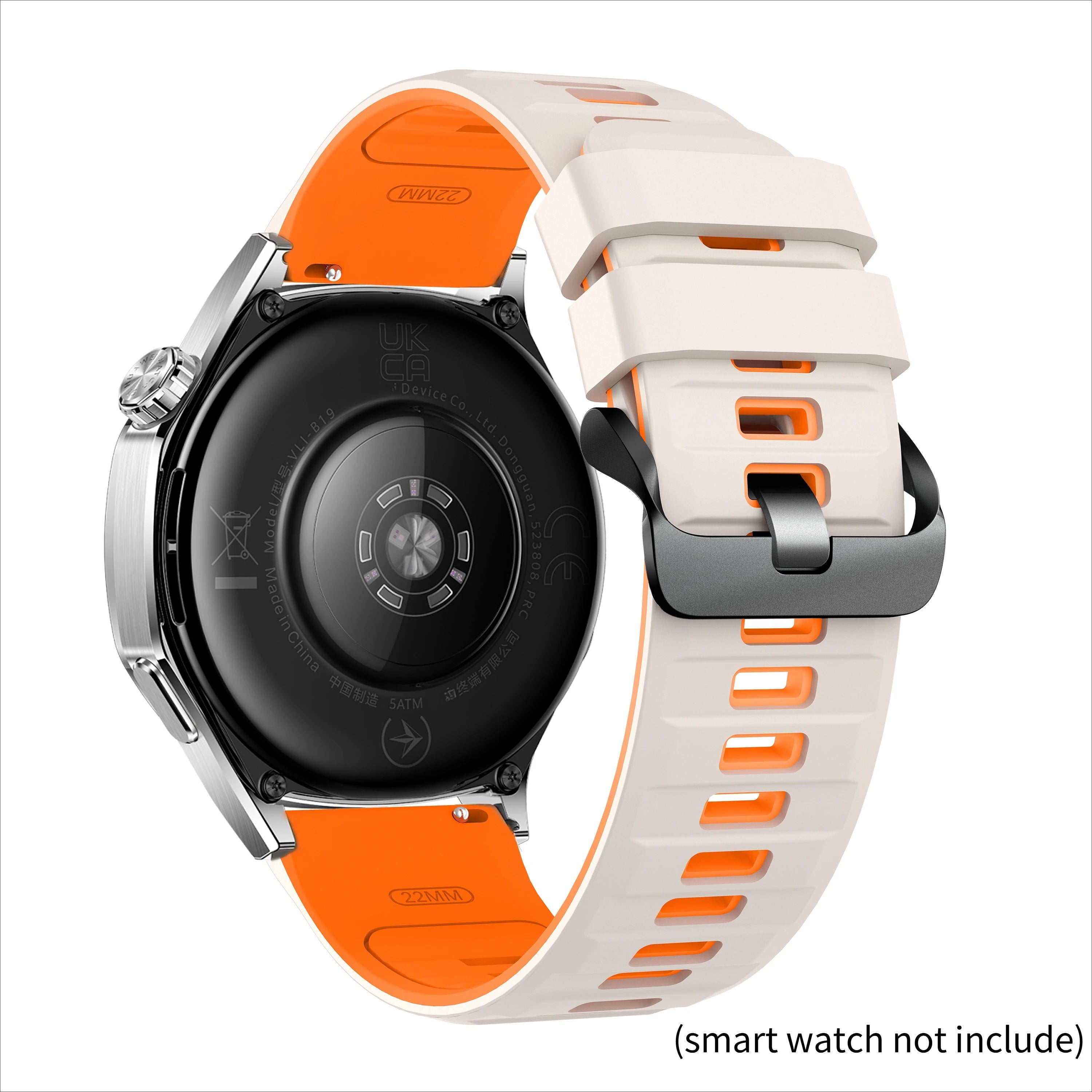 22mm Silicone Watchband For Huawei Watch GT 6 46mm Strap Bracelet For Huawei GT6 Pro Band Sports Replacement Wristband Qme Star Orange 22mm Universal