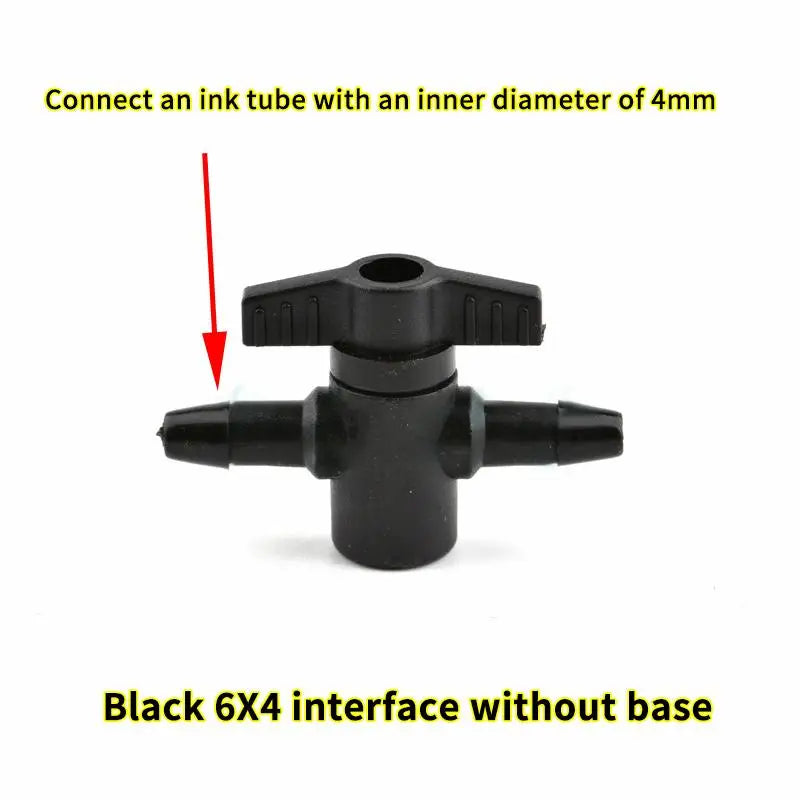 2 Way Ink Valve Plastic Mini Portable Lightweight On-site Printer Qme