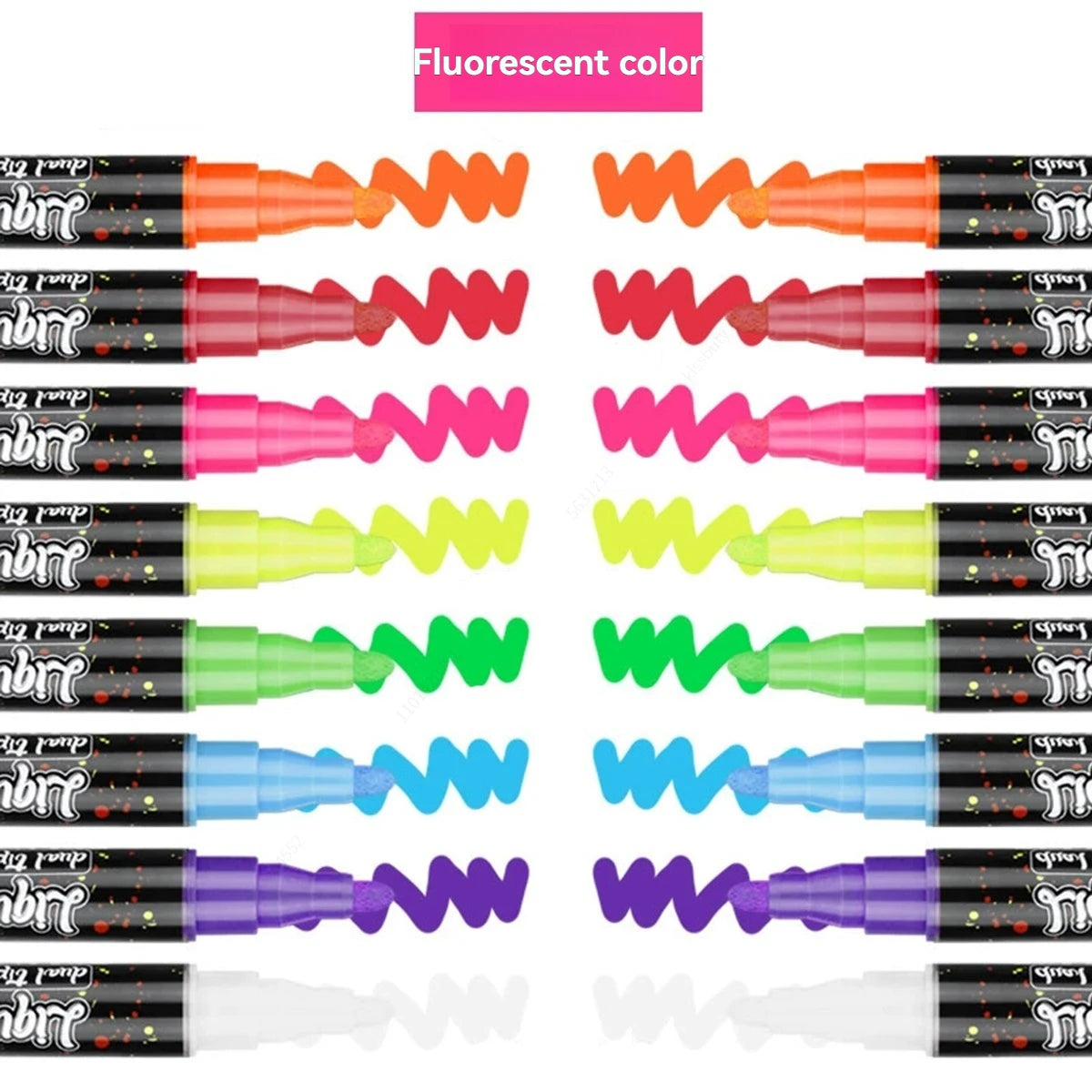 Chalk Markers - Erasable, Non-Toxic,Reversible Tips, For Glass or Chalkboard Markers for Restaurants, Liquid Drawing Chalk Qme