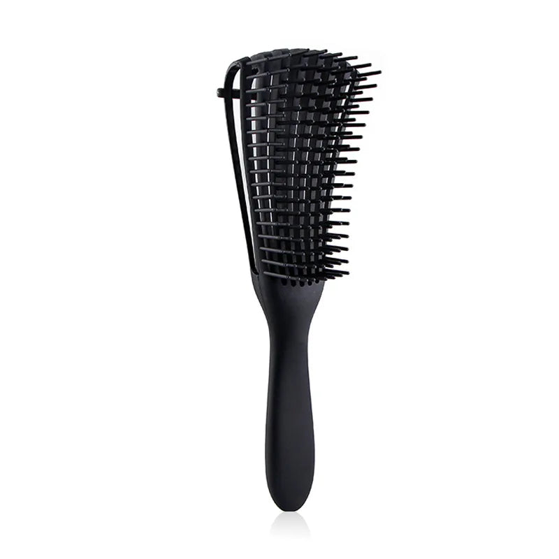 Octopus Comb Ladies Shampoo Shun Hair Hairdressing Big Bend Straight Qme black