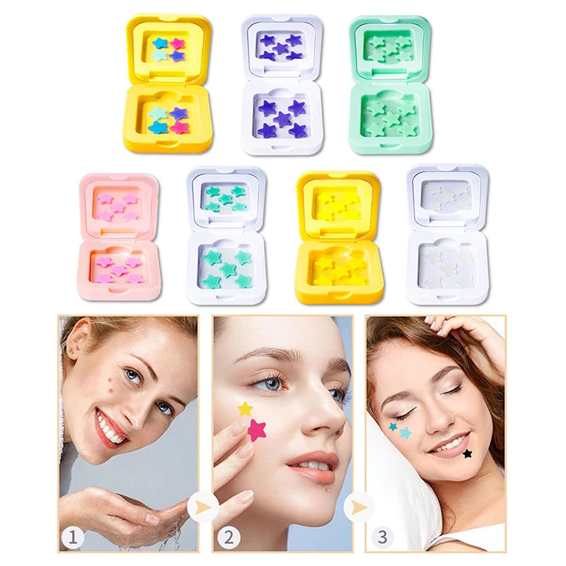1Box 25 48 Patches Hydrocolloid Acne Patch Fade Repair Invisible Qme
