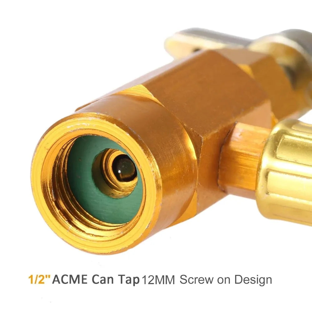 R134A Recharge Measuring Hose Can Tap Gauge Refrigerant Charging Pipe Adapter Air conditioning Car accessories Qme