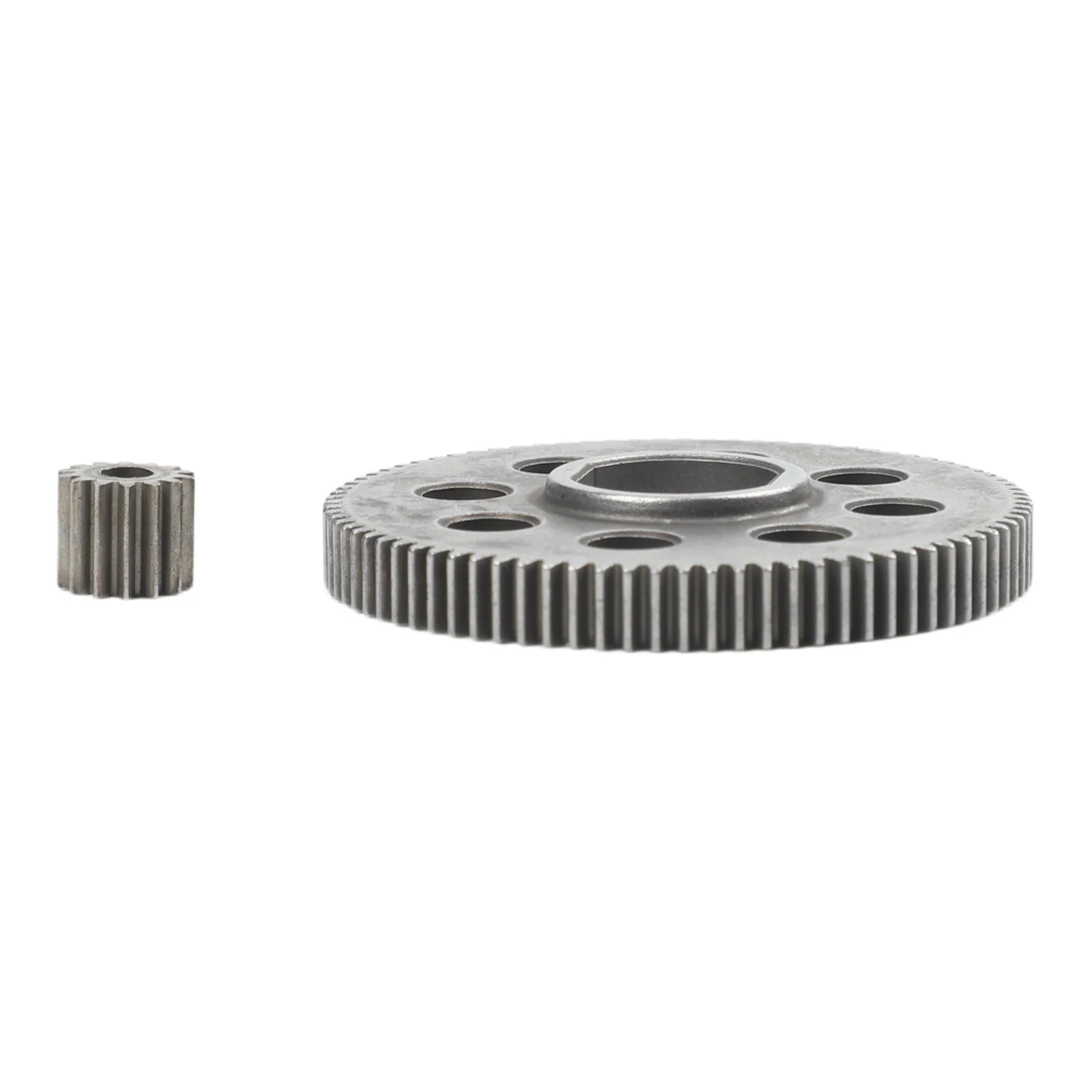 2PCS Gear Assembly For 4 /6/8 Inch Lawn Trimmers And Electric Chainsaws With Square Hole 83-Tooth Large Gear 14-Tooth Small Gear Qme
