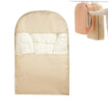 Space Saving Clothing Dust Bag Hangable Garment Self Compression Qme beige S