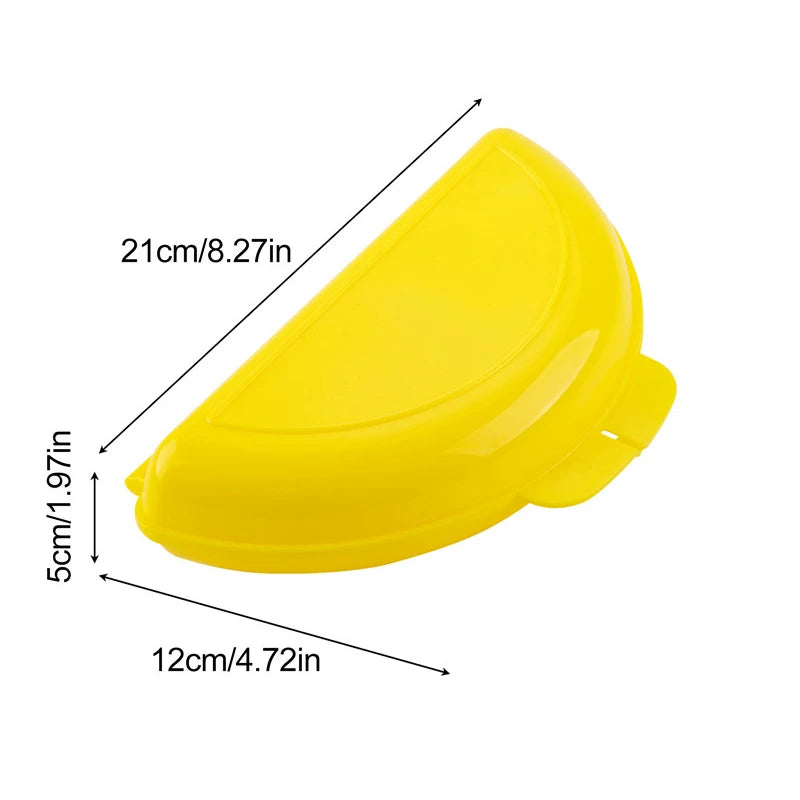 Multifunctional Microwave Steamed Egg Tray Home Tools Omelet Cooker Qme Half round style