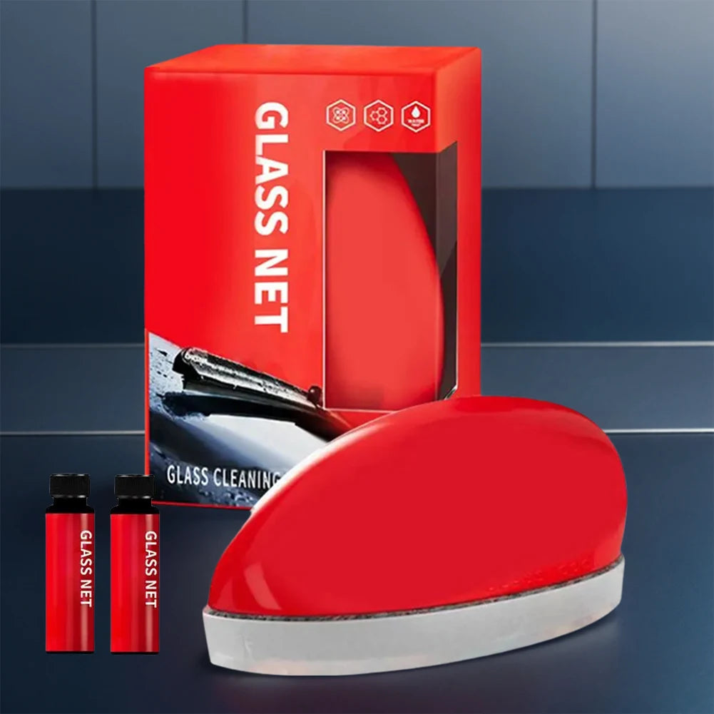 Glass Cleaning Board Car Windshield Water Spots Stain Removal Paste Car Glass Cleaning Mouse Car Cleaning Detailing Qme