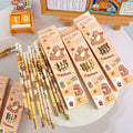 12-Pack Fun Capybara Cartoon Pencils Erasers Kawaii Stationery Office Qme Default Title