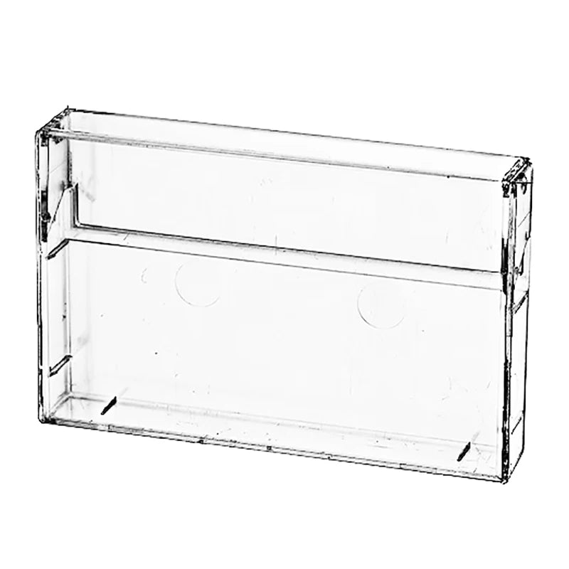 Cassette Tape Transparent Storage Box Audio Magnetic Recording Blank Qme Default Title