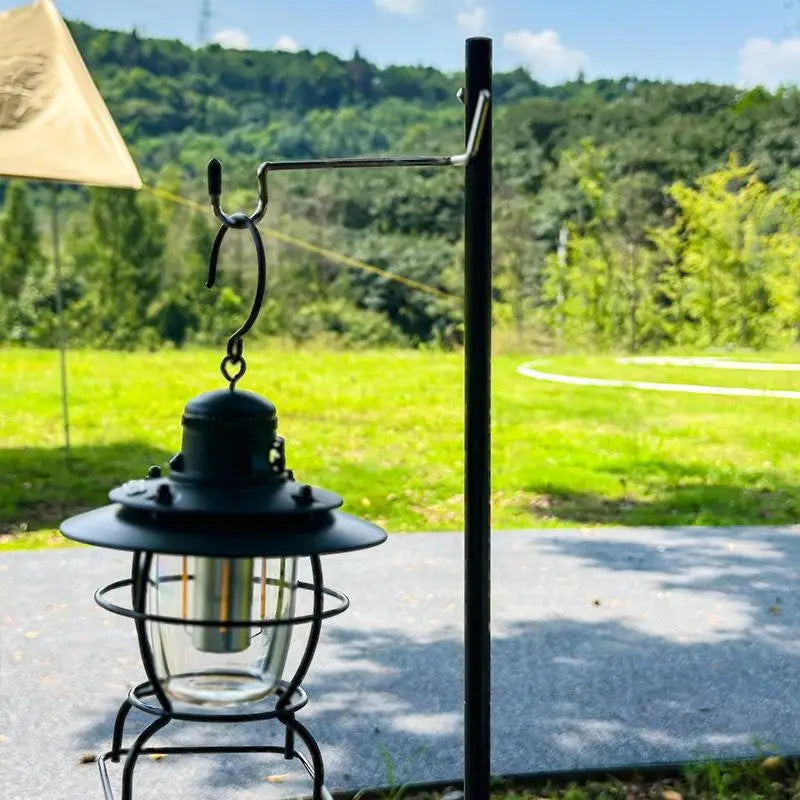 Portable Lighting Brackets Outdoor Camping Lantern Stand Tabletop Qme