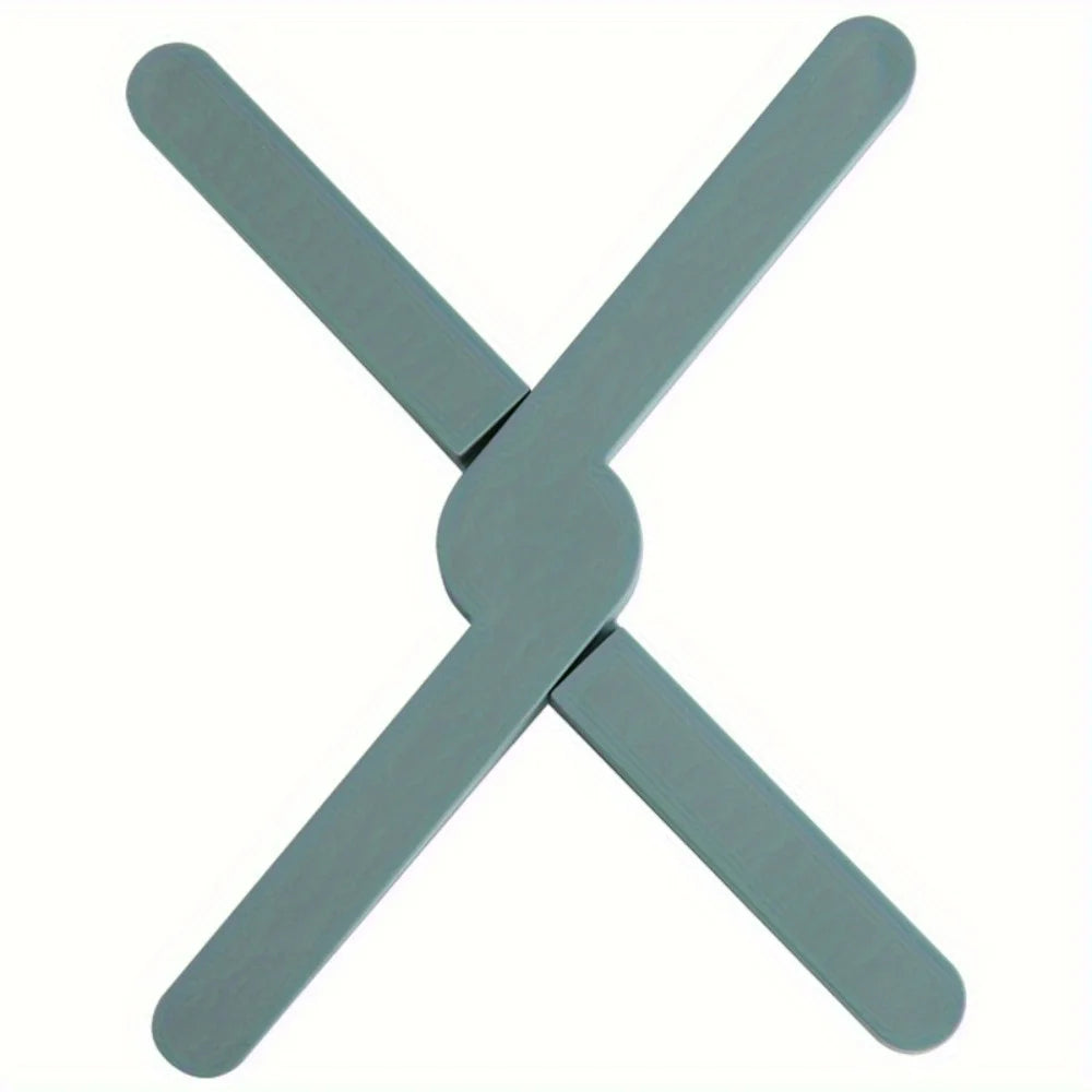 Foldable cross-shaped cooking rack and tabletop protector - suitable for stoves and ovens, suitable for restaurants and cafes Qme