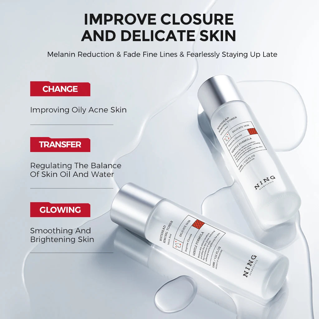 NING WHITEHEAD REMOVAL TONER MINIMIZES PORES REDUCES BLACKHEADS Qme