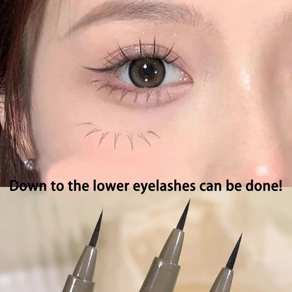 Ultra-fine Waterproof Liquid Eyeliner Smudge-proof Long-lasting Qme